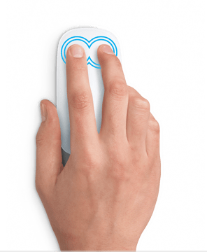 کنترل پنجره‌ها در مجیک موس اپل