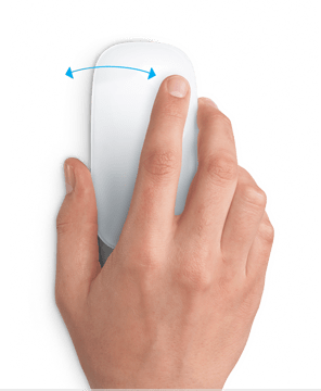 حرکت بین صفحات در مجیک موس اپل