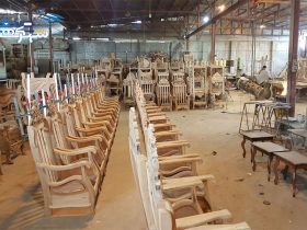 پروژه شبیه سازی کارگاه مبل سازی با arena