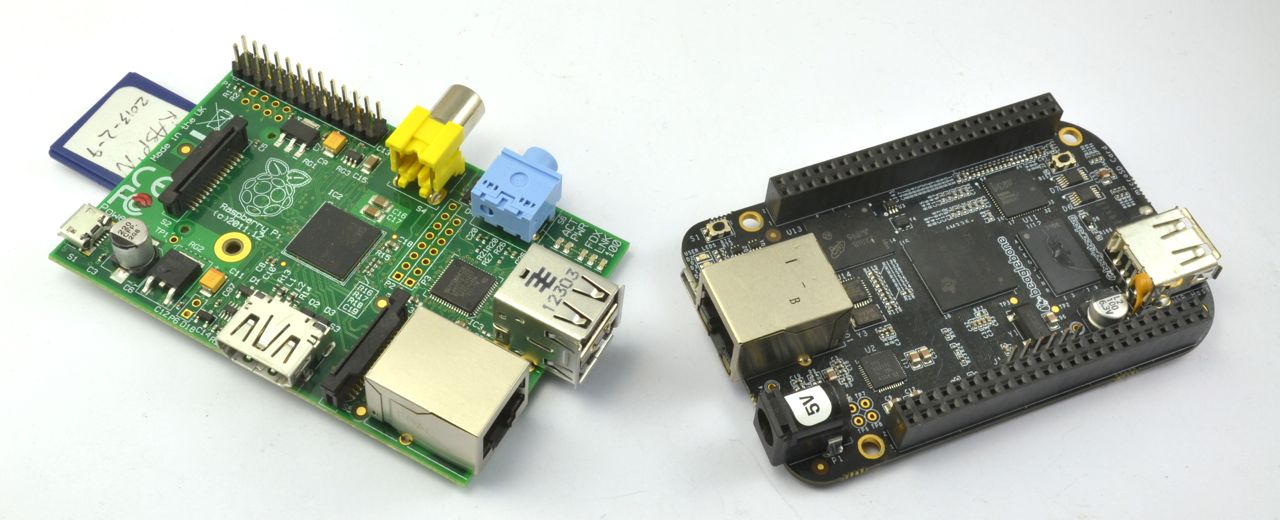 تفاوت برد beaglebone و Raspberry Pi