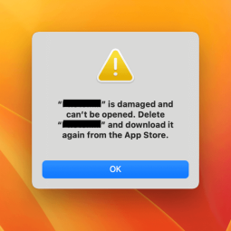 مشکل نصب نرم‌افزارها damaged and can't be opened در مک