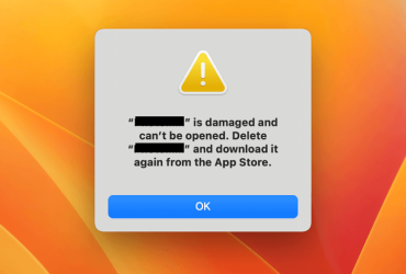 مشکل نصب نرم‌افزارها damaged and can't be opened در مک