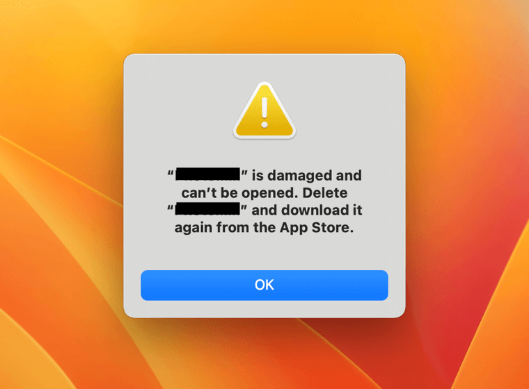 مشکل نصب نرم‌افزارها damaged and can't be opened در مک