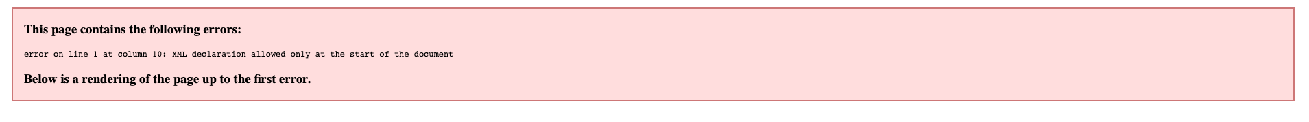 خطای XML declaration allowed در sitemap وردپرس
