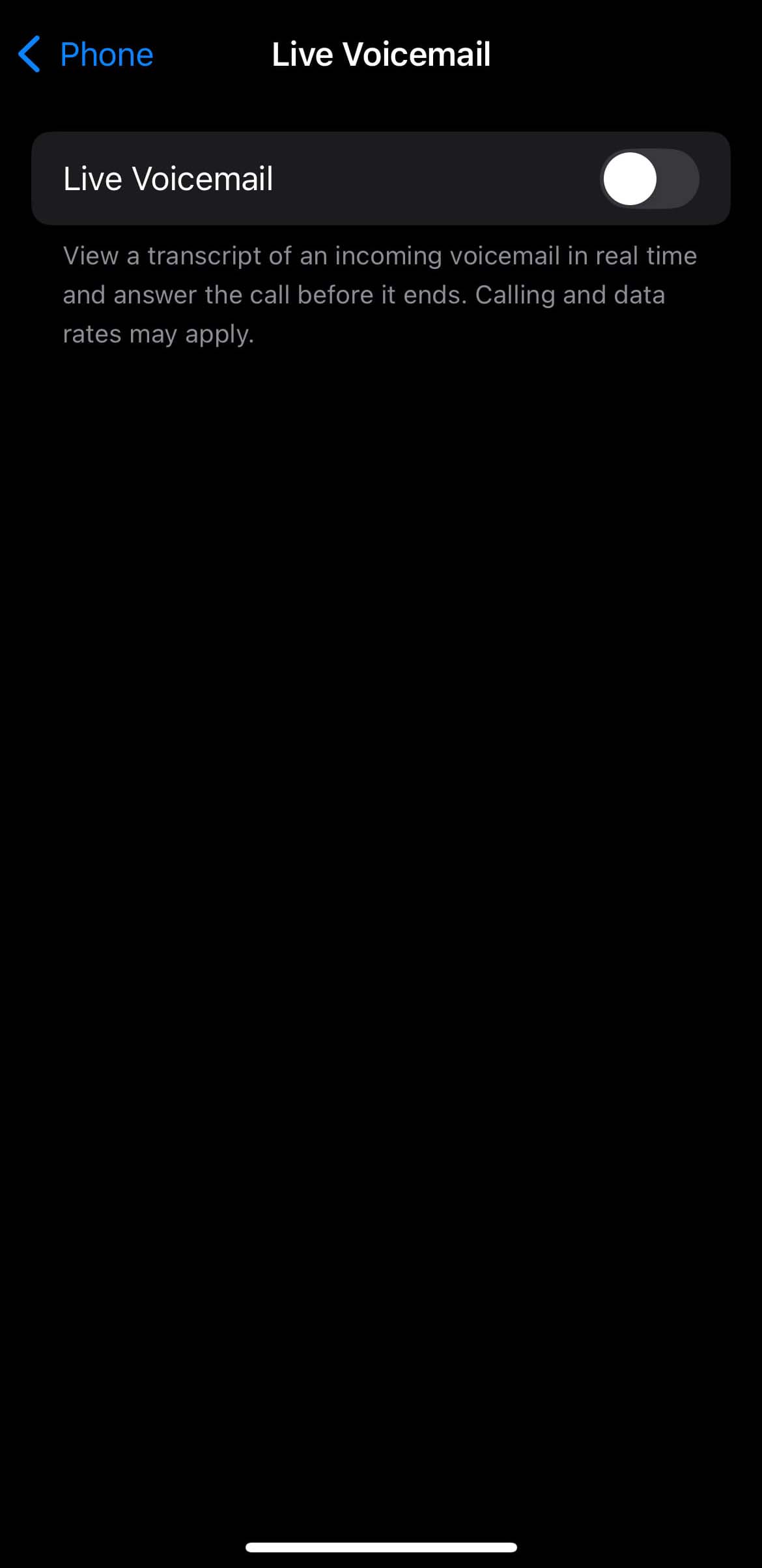 فعالسازی منشی تلفنی زنده