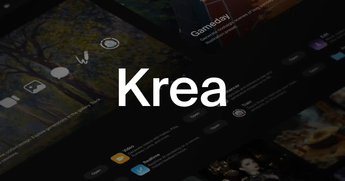 معرفی هوش مصنوعی Krea AI