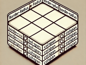 مشکل border-radius و colspan