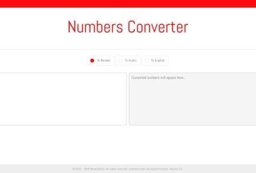 تبدیل اعداد انگلیسی به فارسی با Numer.ir!